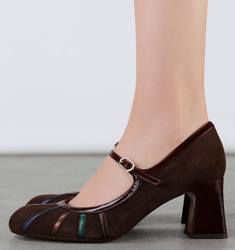 Chie mihara AGUTA BROWN Liquidación