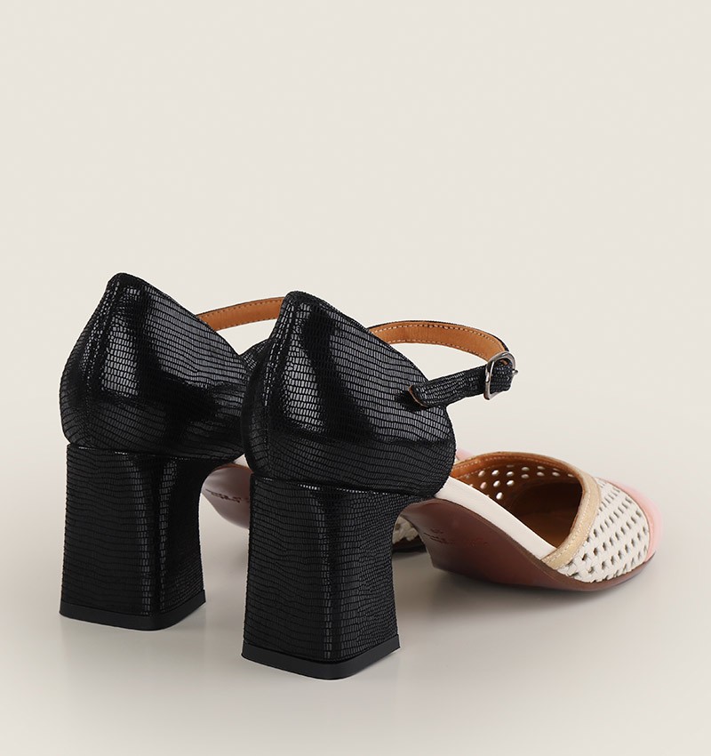 Chie mihara FIZA PINK BLACK Superdescuento