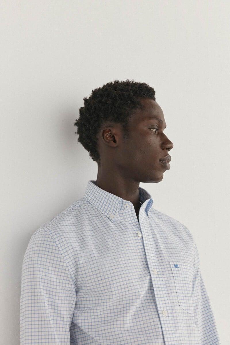 Cortefiel Camisa non iron oxford cuadros Rebajas baratas