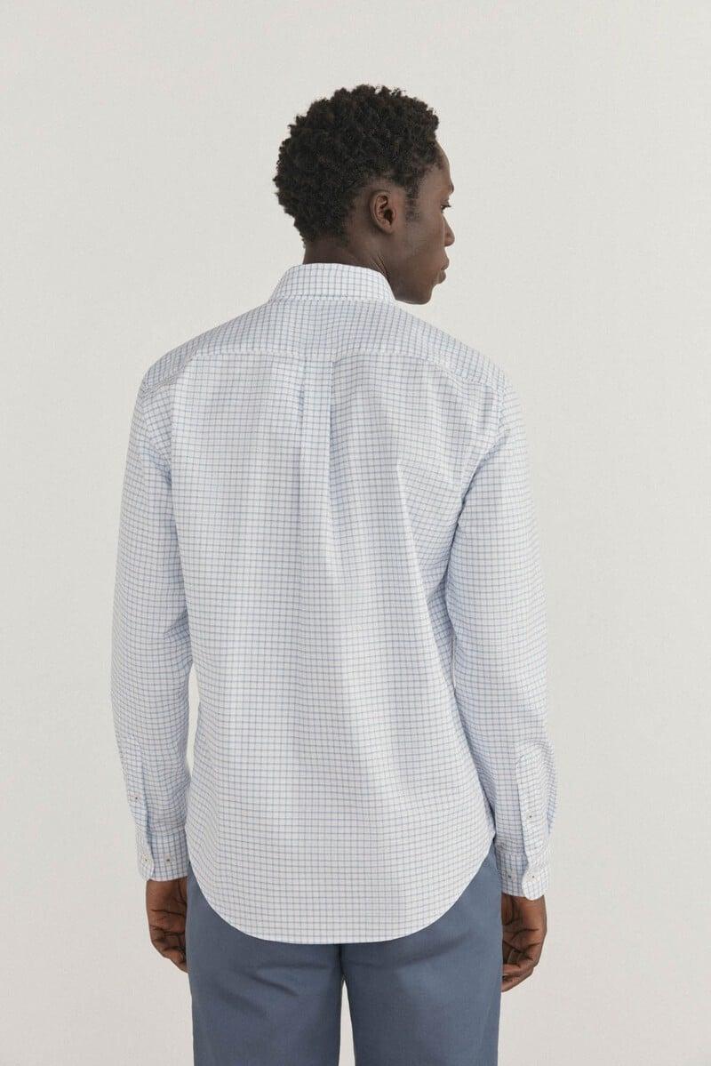 Cortefiel Camisa non iron oxford cuadros Rebajas baratas