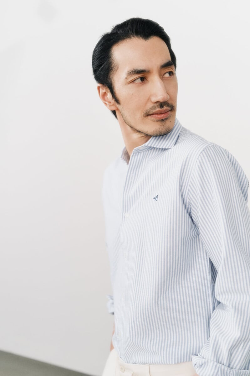 Cortefiel Camisa oxford raya candela manga larga Los más vendidos