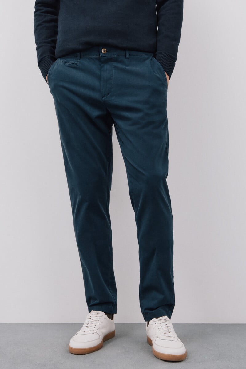 Cortefiel Pantalón chino slim fit Rebajas online