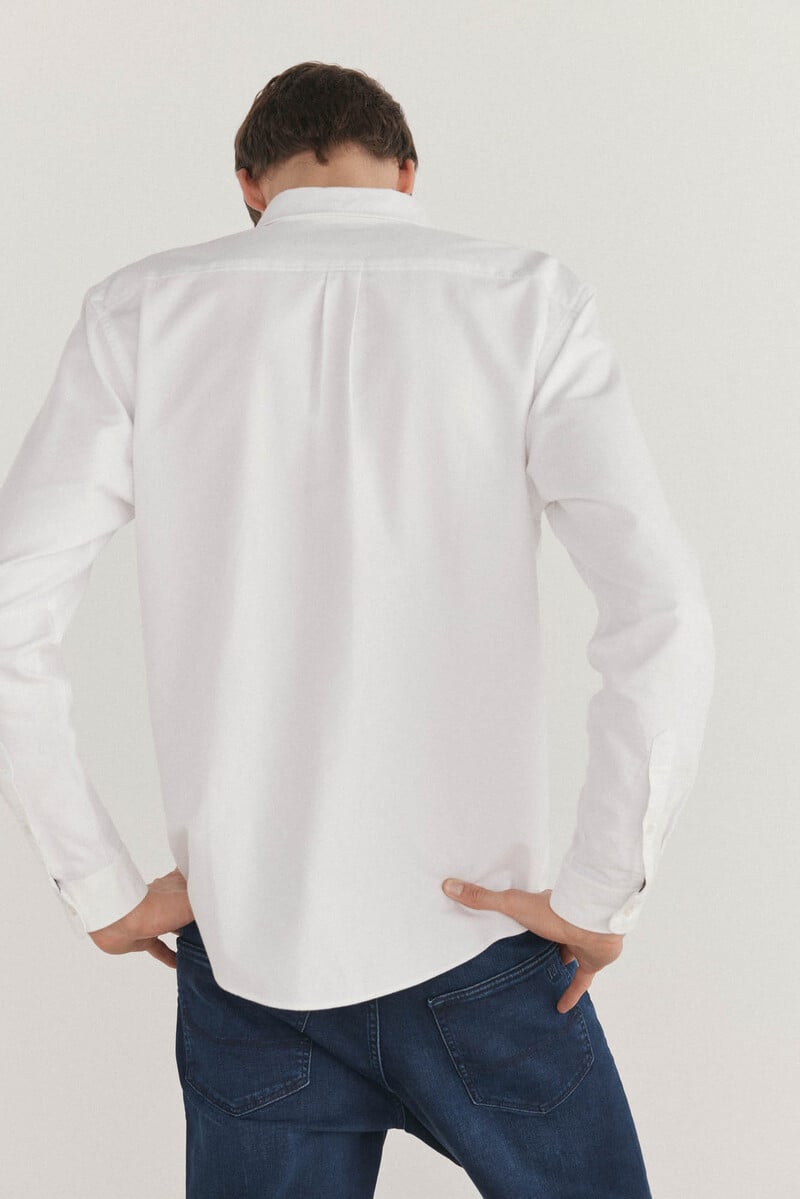 Cortefiel Camisa iconic oxford liso Últimos 2 días