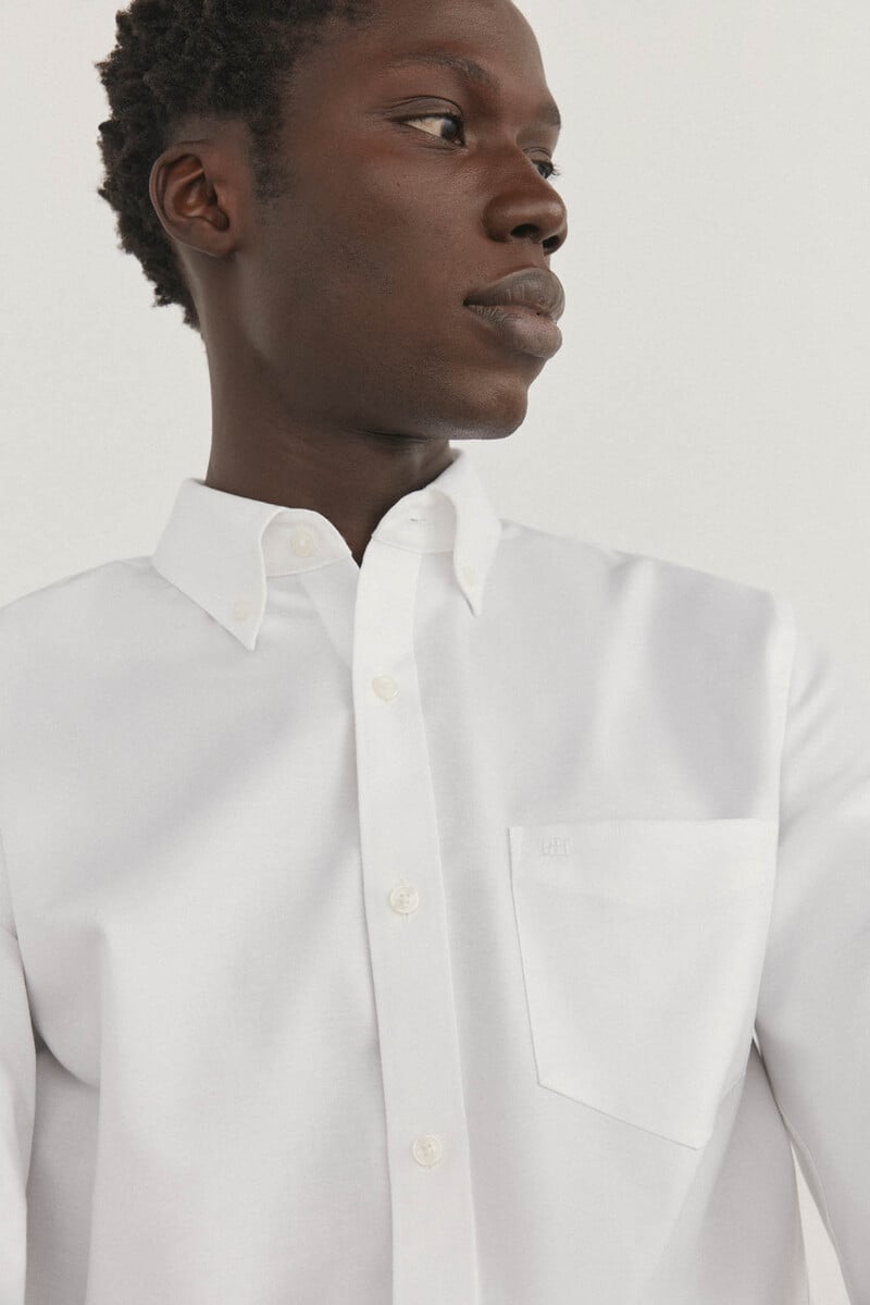 Cortefiel Camisa non iron oxford liso Último día