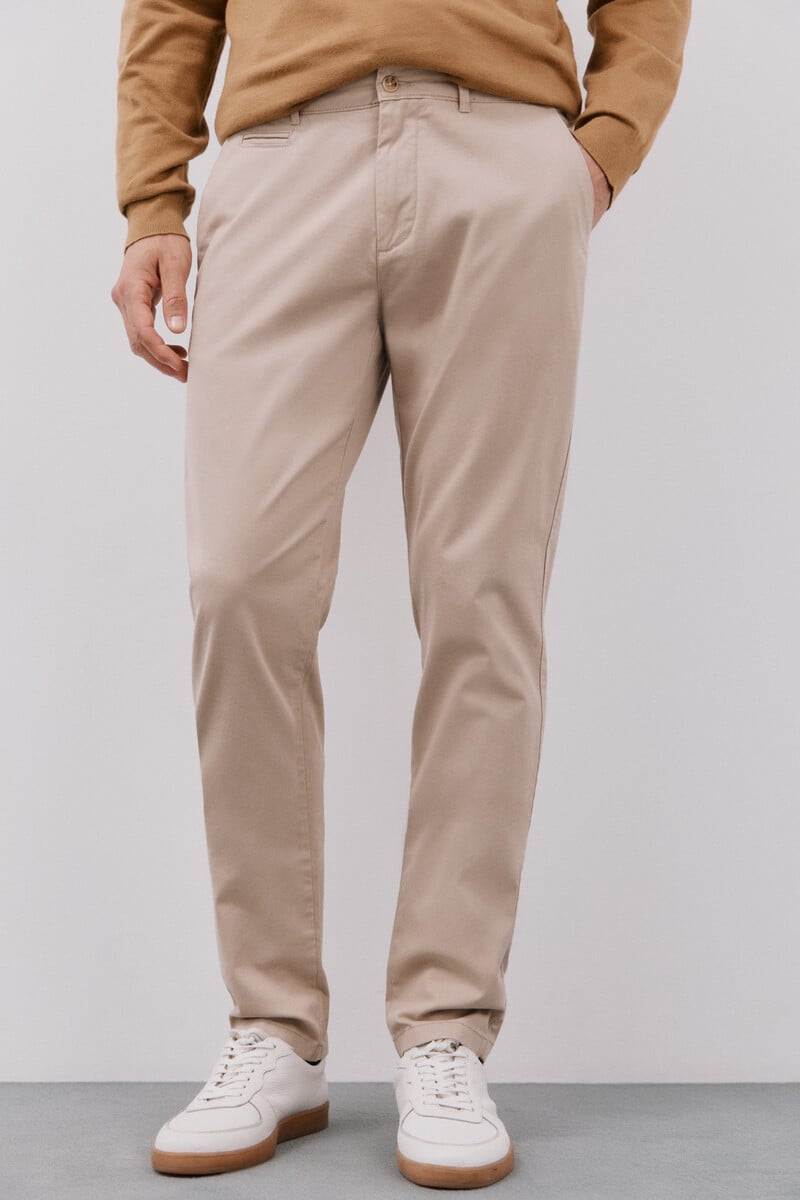 Cortefiel Pantalón chino slim fit Solo hoy