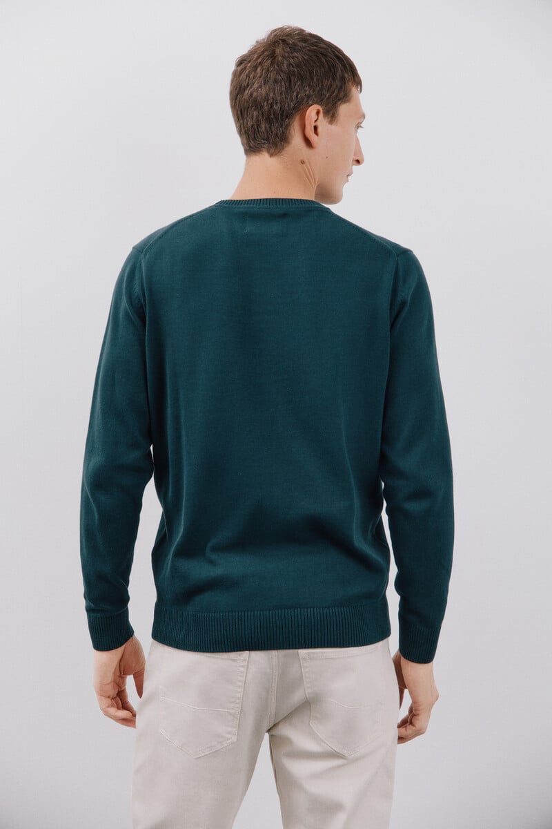 Cortefiel Jersey algodón cuello redondo básico Oferta especial de fábrica
