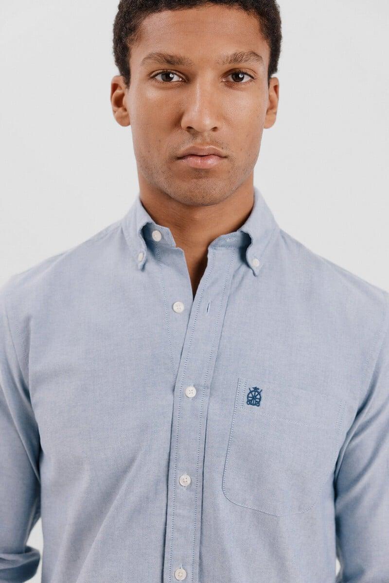 Cortefiel Camisa oxford liso Solo queda un día