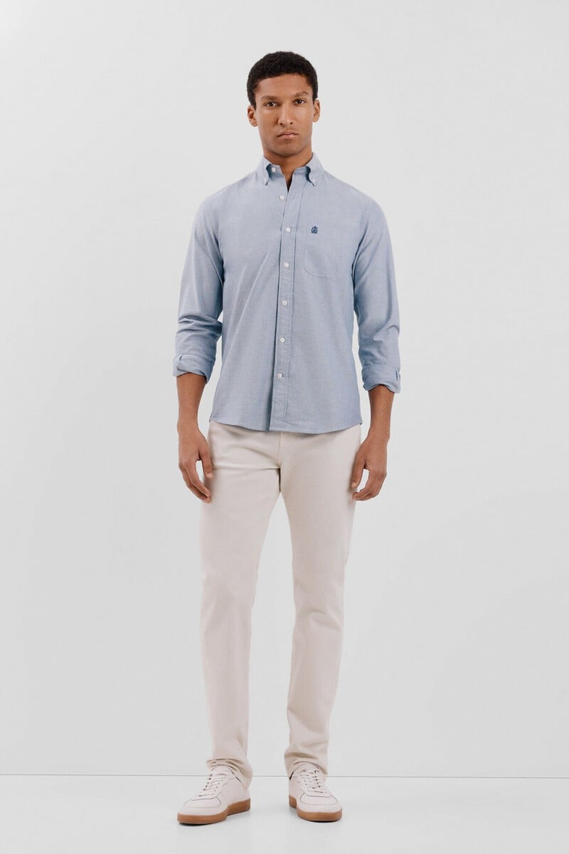 Cortefiel Camisa oxford liso Solo queda un día