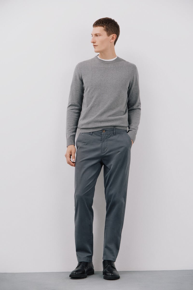 Cortefiel Pantalón chino regular fit Liquidación