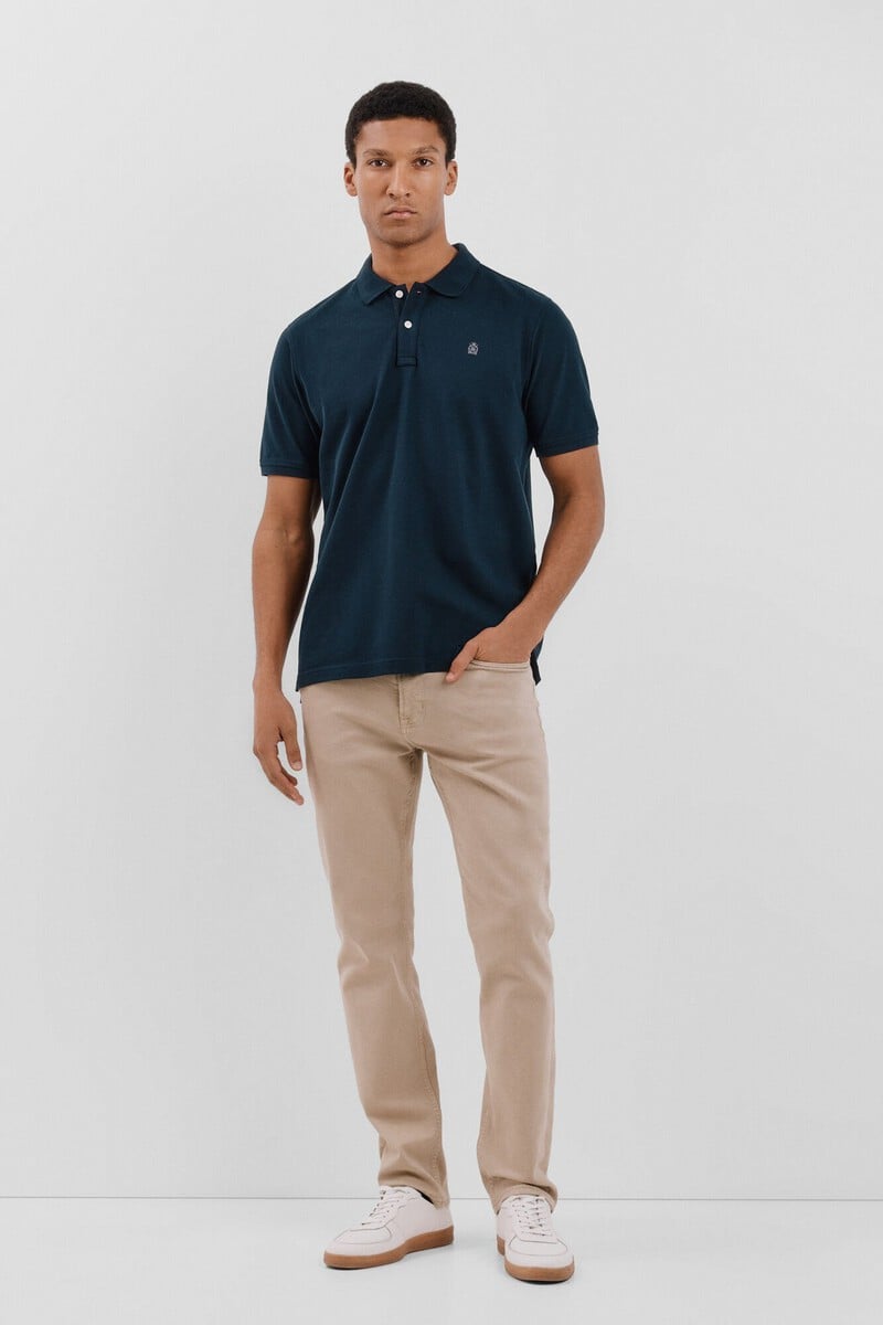 Cortefiel Polo básico piqué Última moda