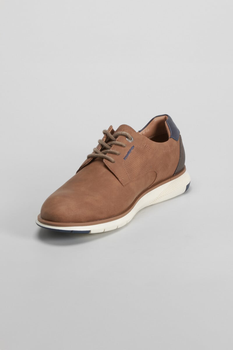 Cortefiel Blucher hexaflex marrón COMFEET Ofertas especiales