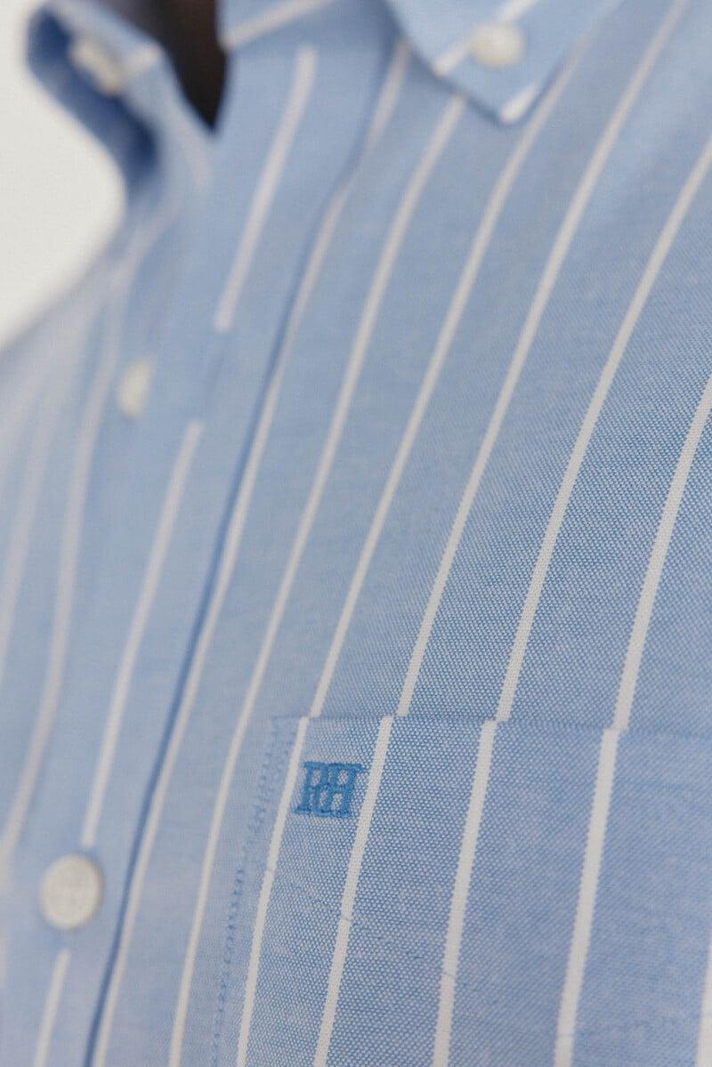 Cortefiel Camisa non iron oxford rayas Outlet