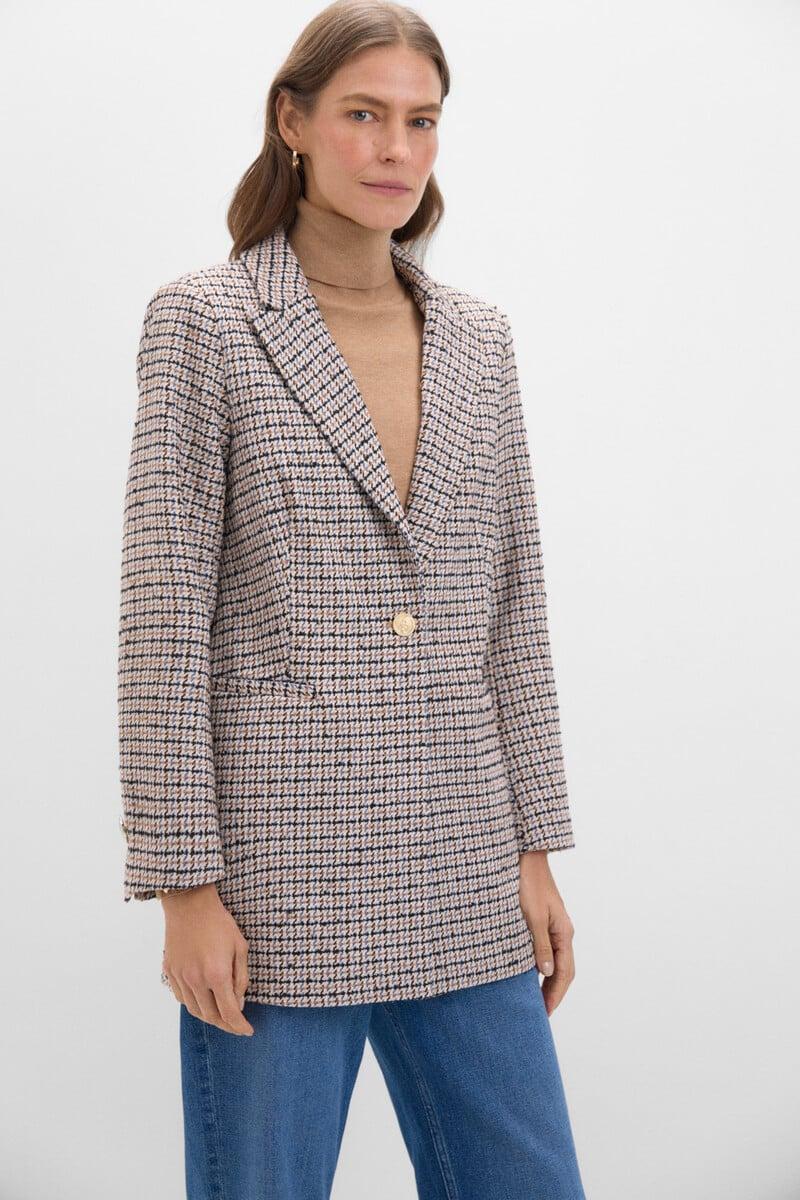 Cortefiel Blazer levita cuadros Ofertas