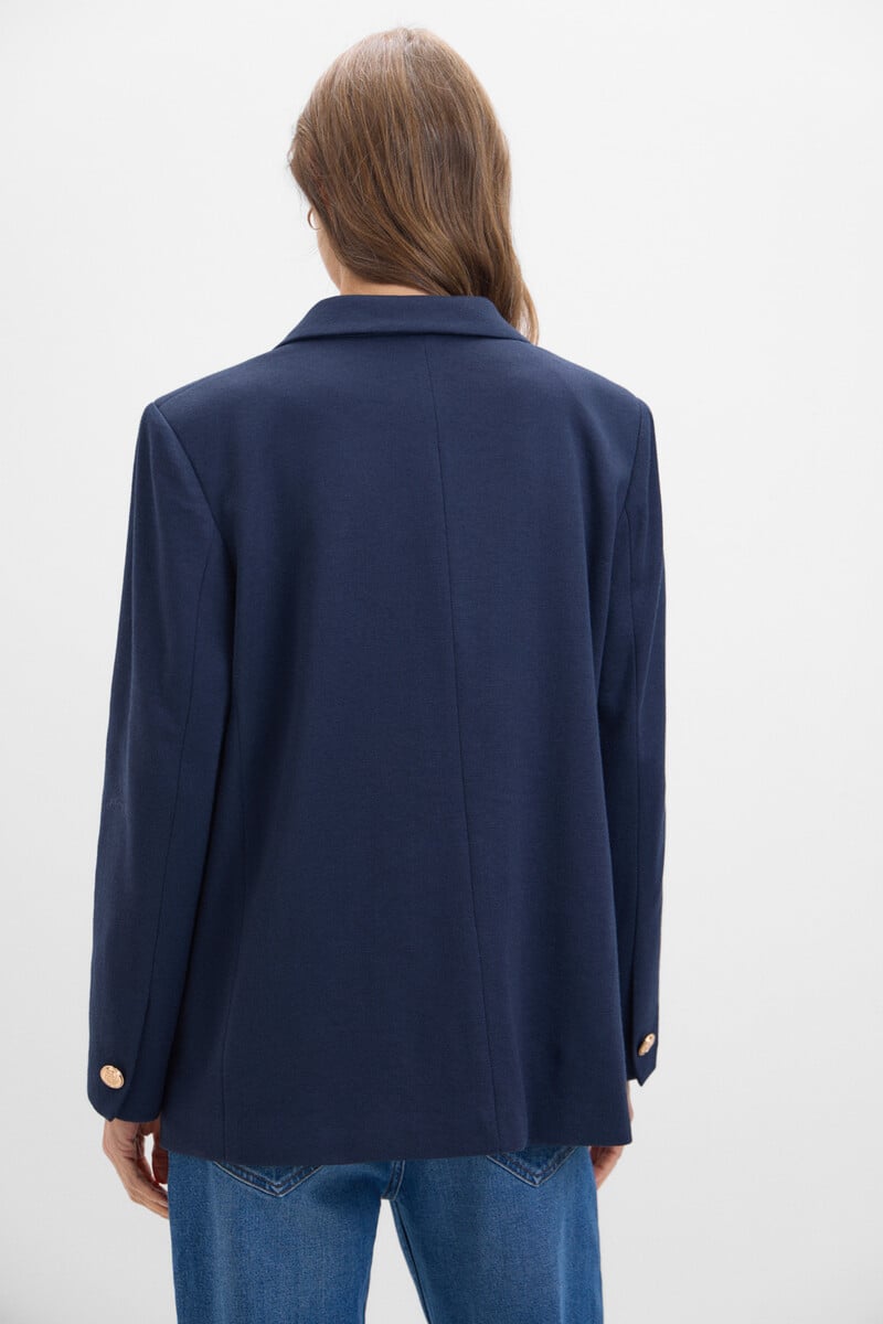 Cortefiel Blazer de punto piqué Rebajas de fábrica