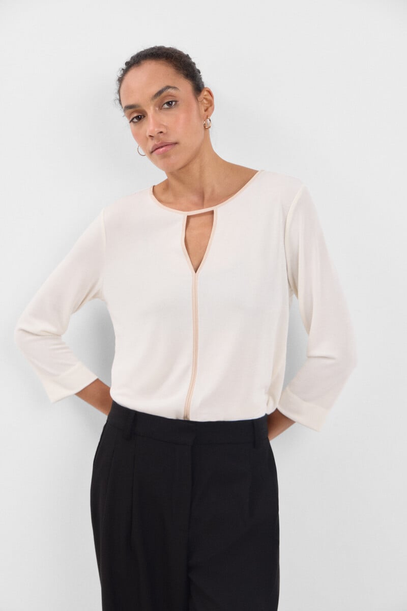 Cortefiel Top de punto lágrima Rebajas online