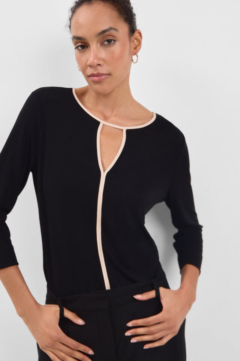 Cortefiel Top de punto lágrima Rebajas top