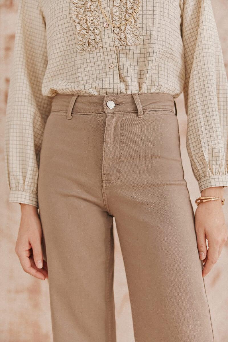 Cortefiel Briana. Jeans wide leg Oferta especial