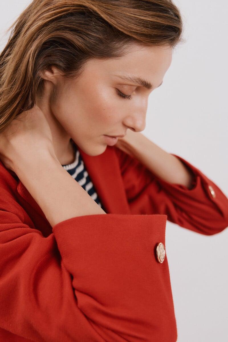 Cortefiel Blazer de punto piqué COMPRAR AHORA