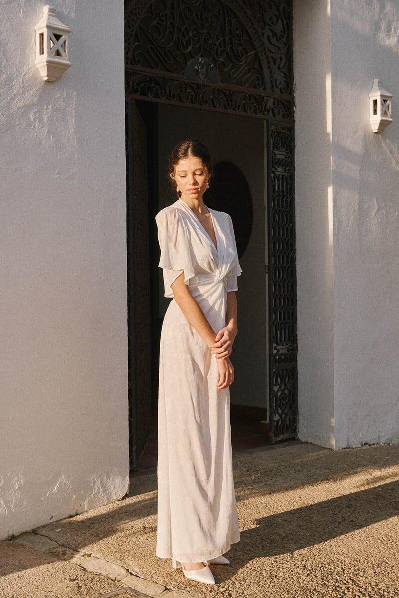 Cortefiel Vestido de novia Jazmin Superdescuento