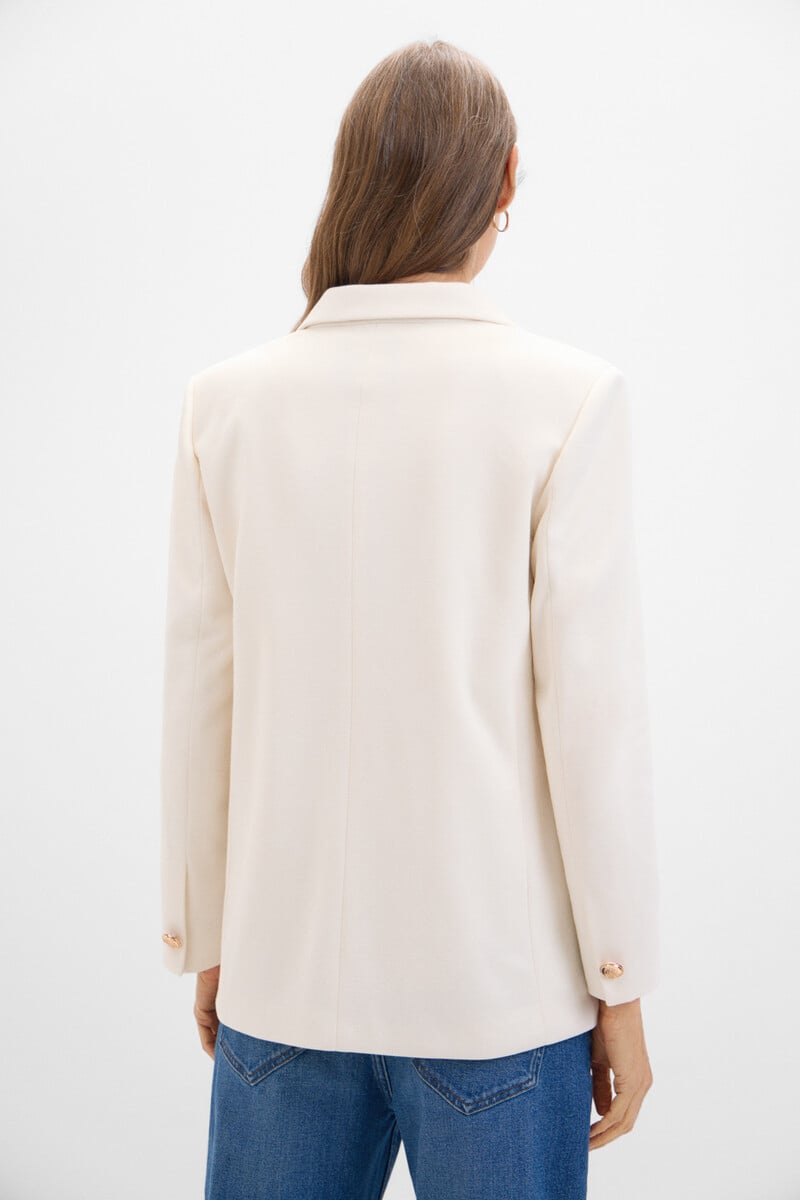 Cortefiel Blazer de punto piqué Ofertas especiales