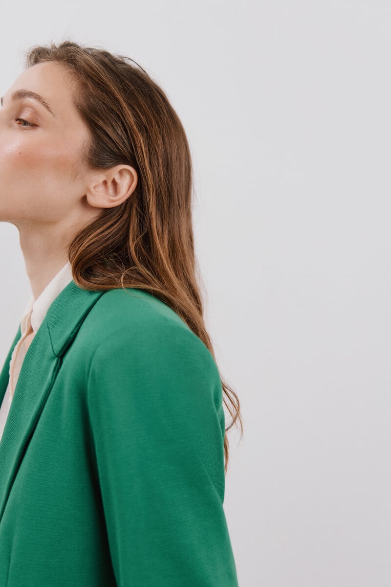 Cortefiel Blazer de punto piqué Ofertas