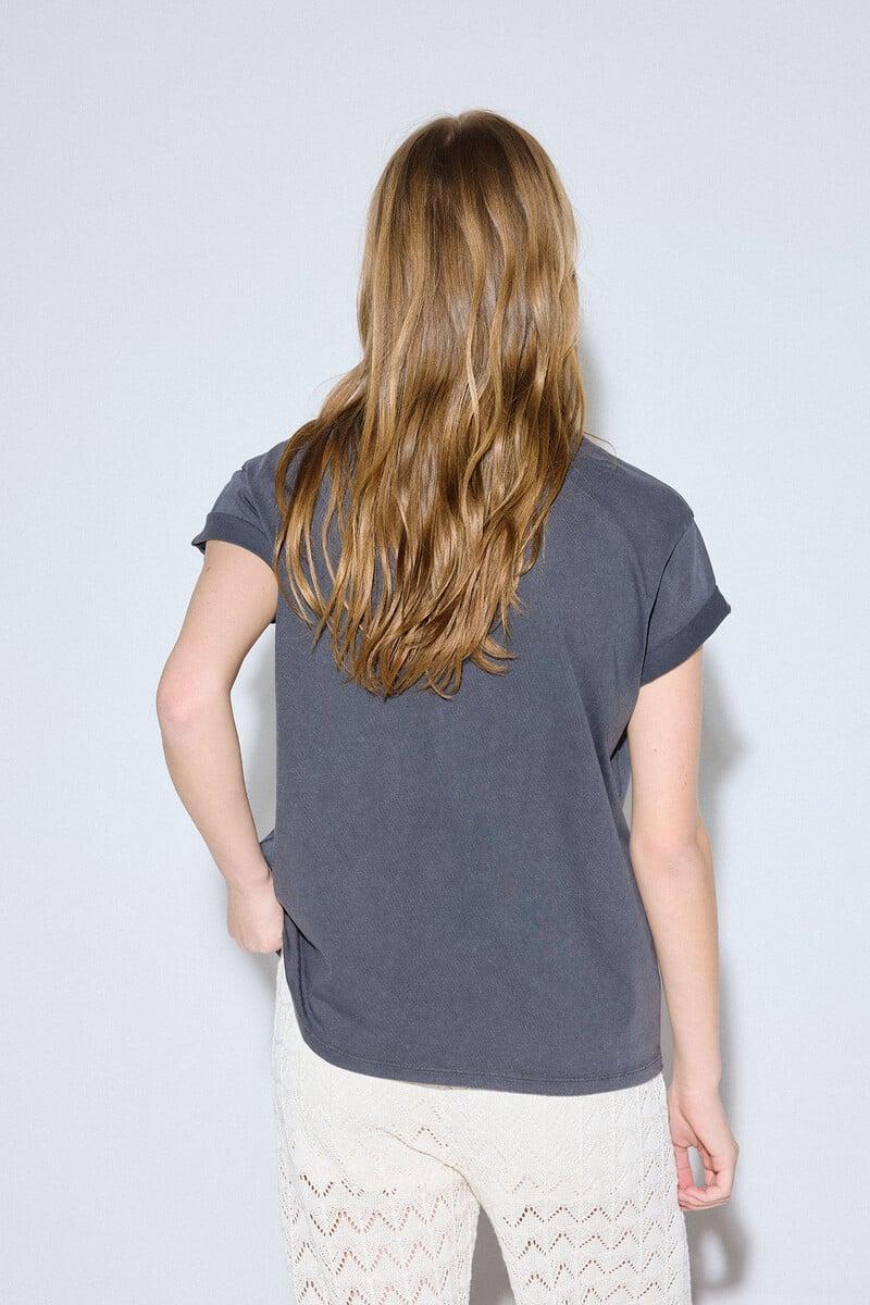 Cortefiel Camiseta logo rayo Rebajas baratas