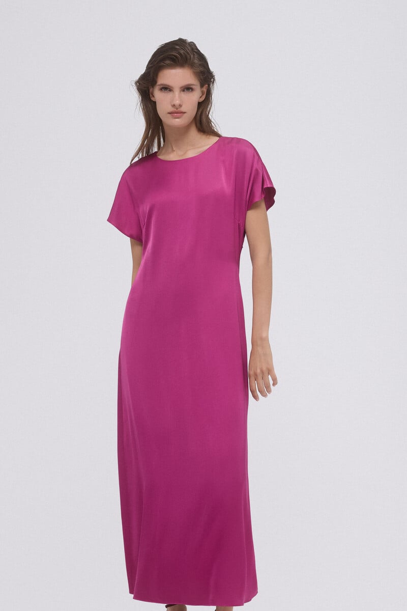 Cortefiel Vestido túnica fluido Tienda