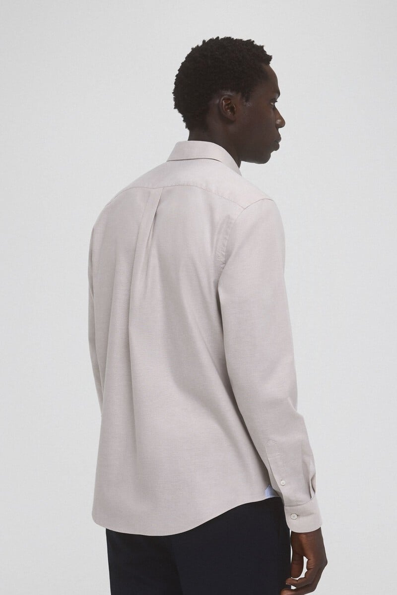 Cortefiel Camisa non iron oxford liso ÚLTIMAS EDICIONES