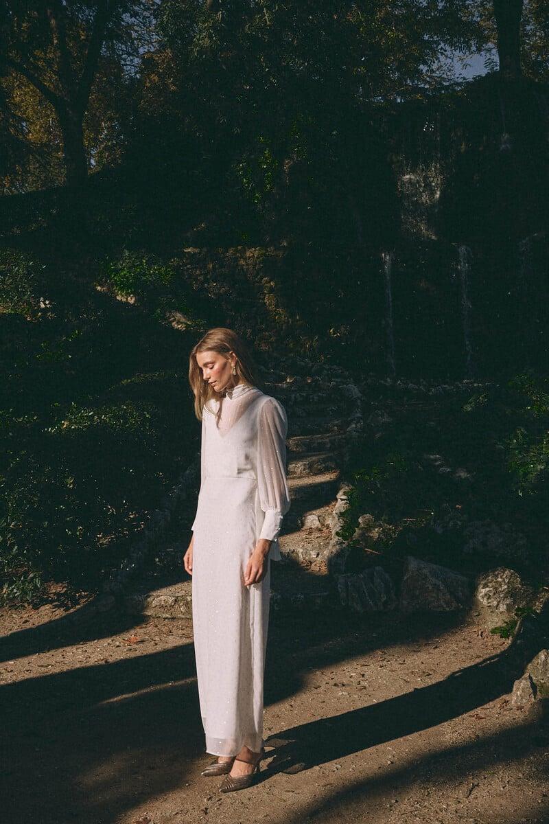 Cortefiel Vestido de novia Francisca Ofertas de temporada