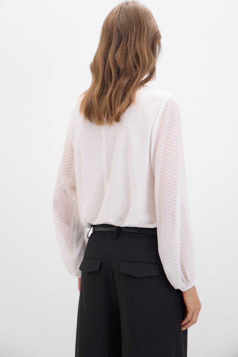 Cortefiel Blusa tejido textura Venta caliente