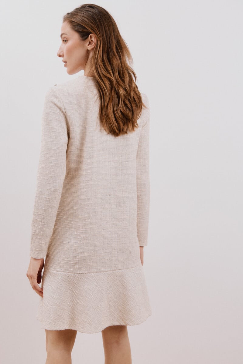 Cortefiel Vestido tweed elástico Ventas relámpago
