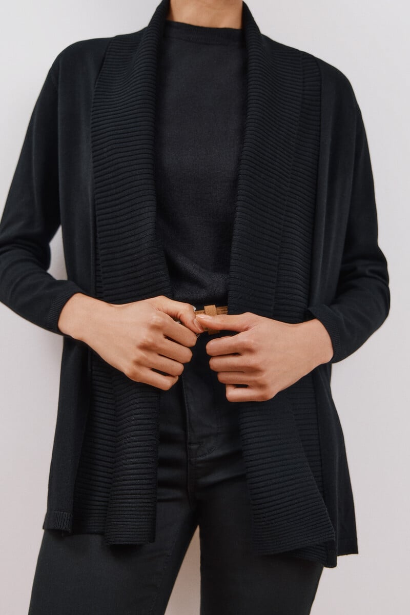 Cortefiel Chaqueta cuello chal Tienda