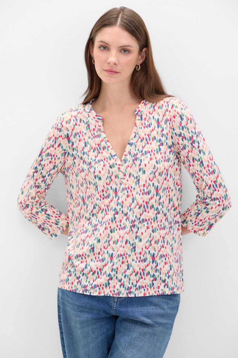 Cortefiel Camiseta básica fluida Envío gratis
