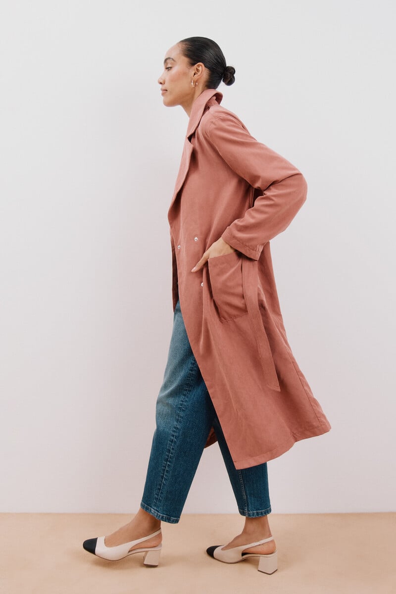 Cortefiel Gabardina fluida waterrepelent COMPRAR AHORA
