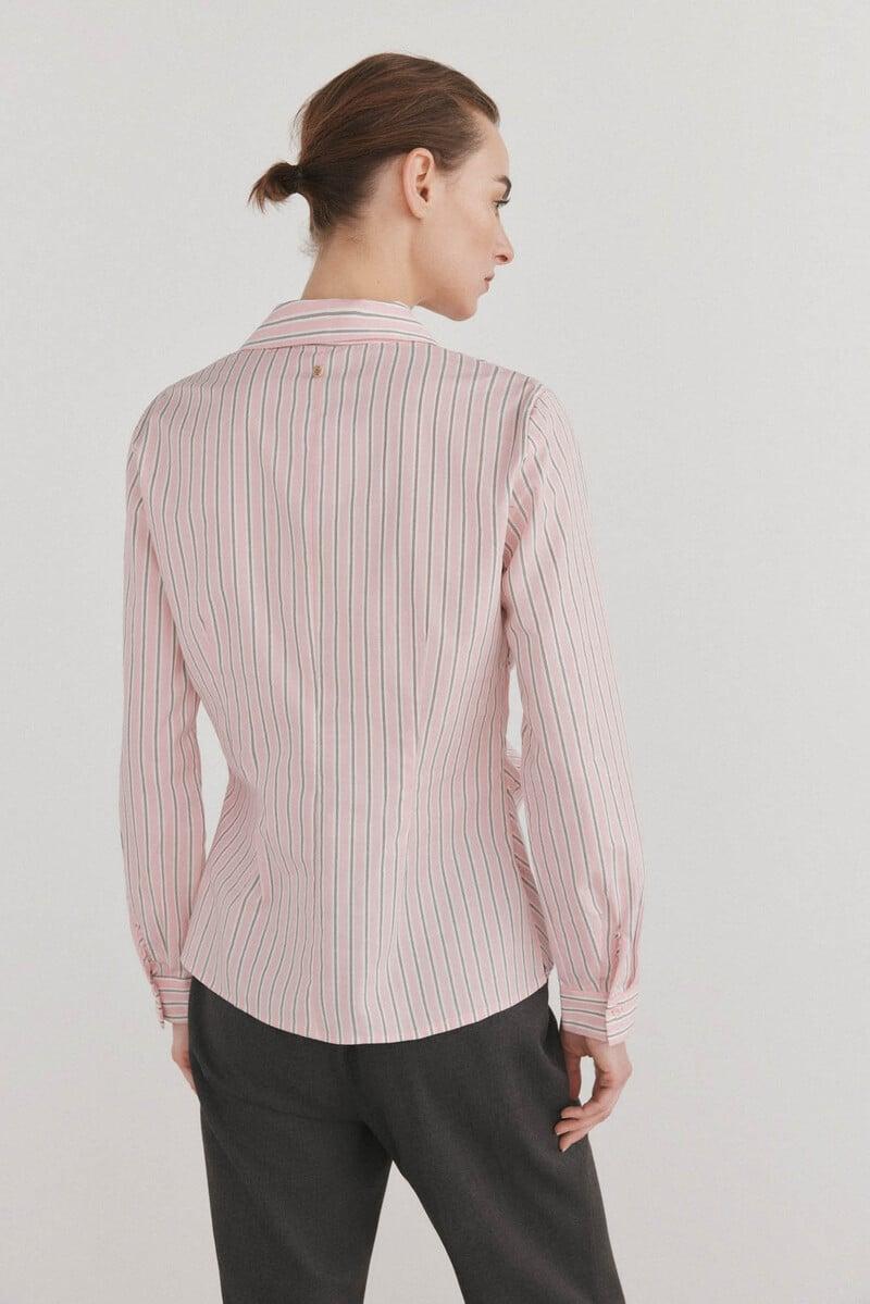 Cortefiel Camisa de cuello solapa con escote pico Último día