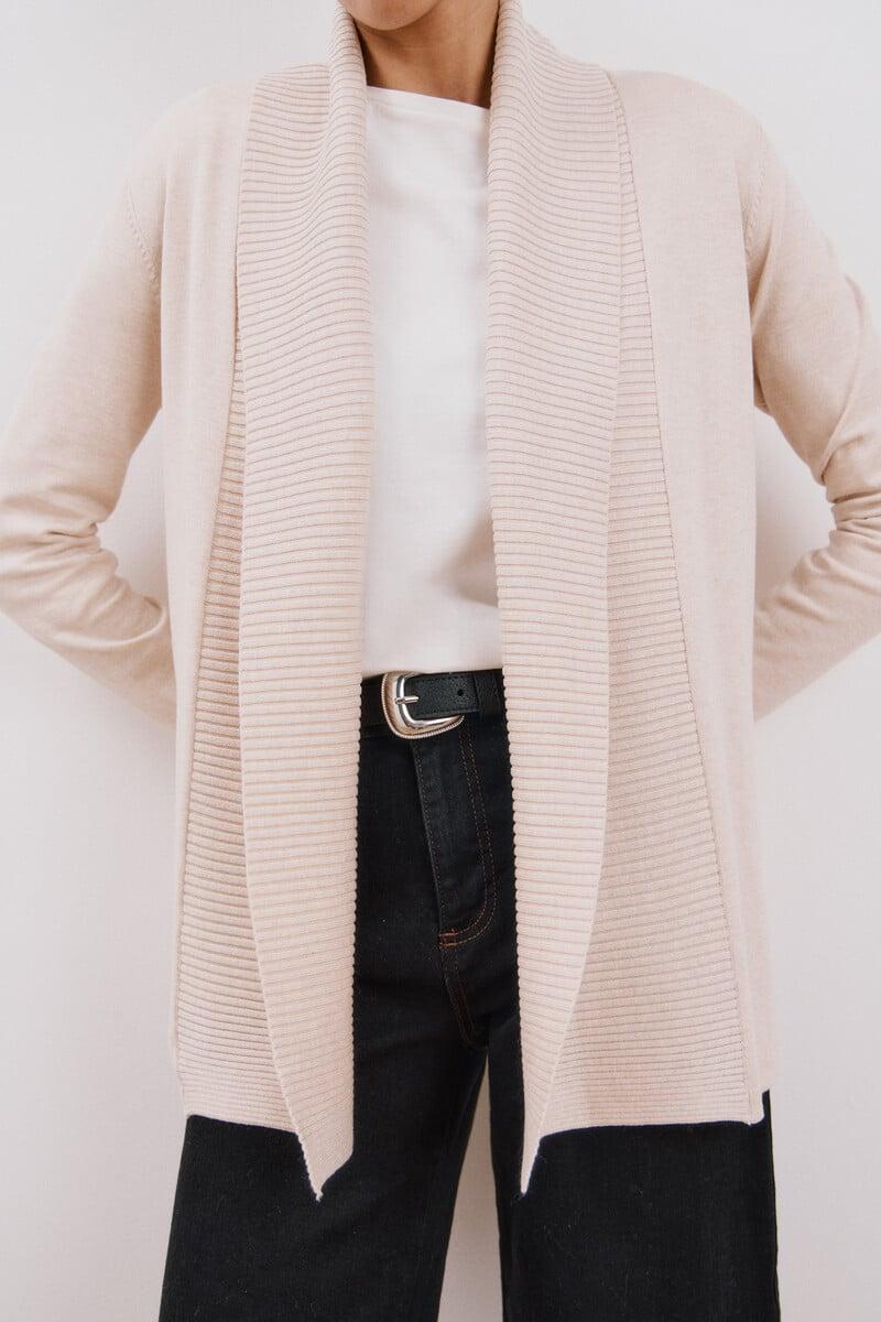 Cortefiel Chaqueta cuello chal En oferta