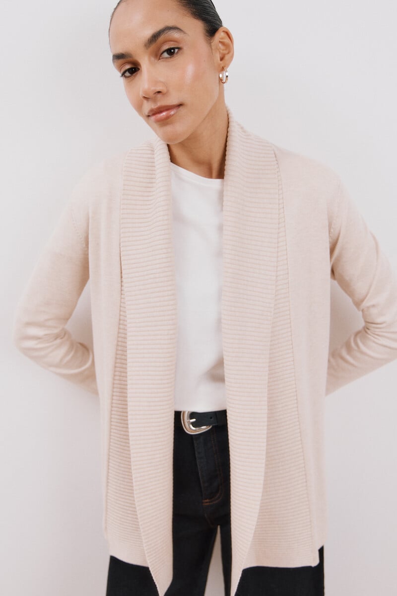 Cortefiel Chaqueta cuello chal En oferta