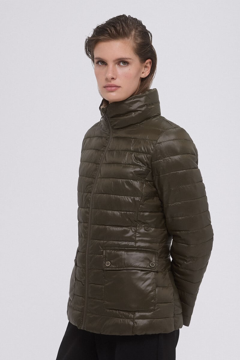 Cortefiel Chaqueta acolchada reversible lisa Oferta exclusiva