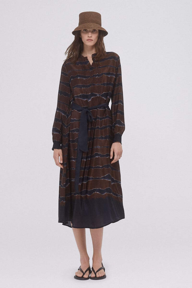 Cortefiel Vestido túnica estampado Ofertas de temporada