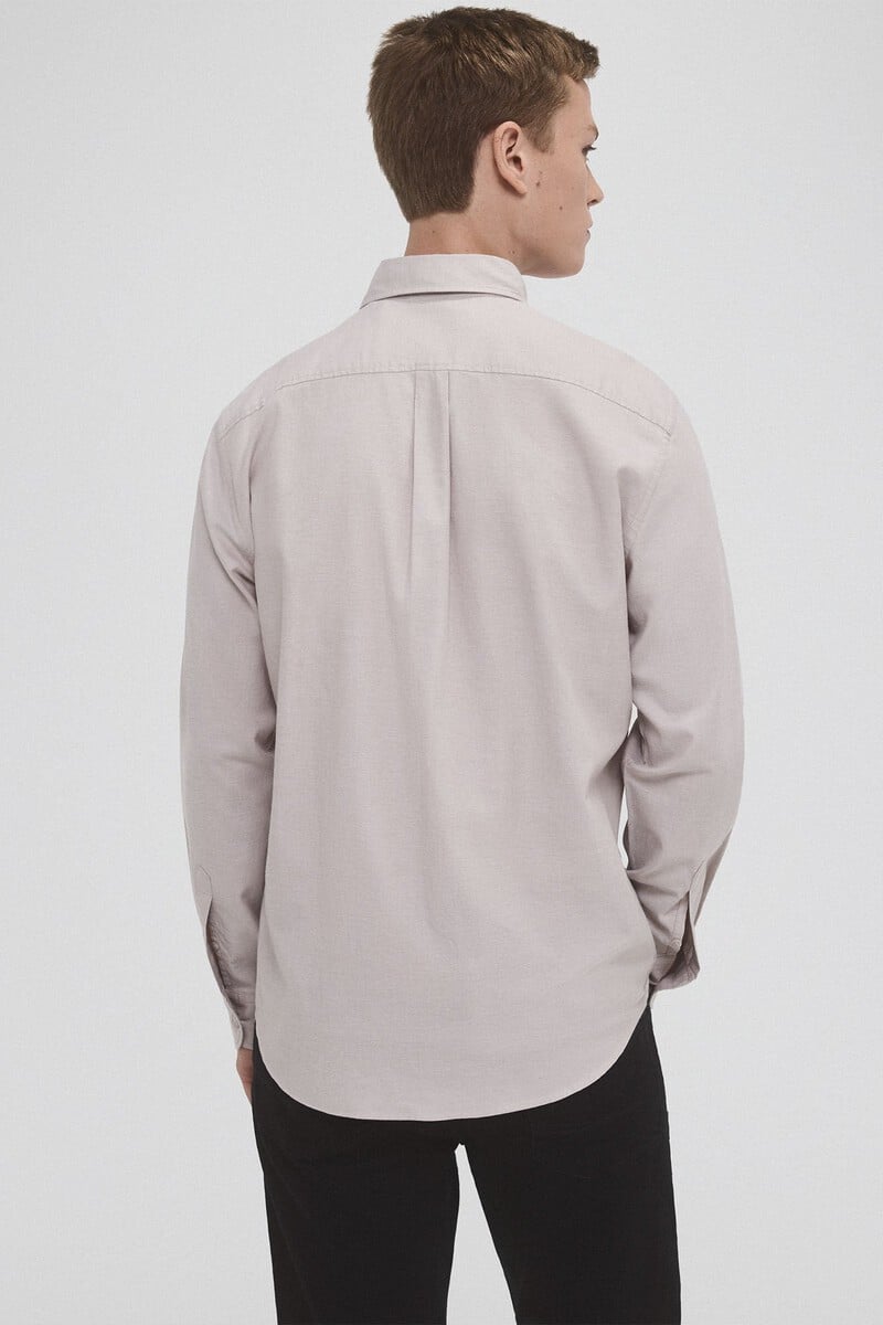 Cortefiel Camisa gabardina lisa Grandes ahorros