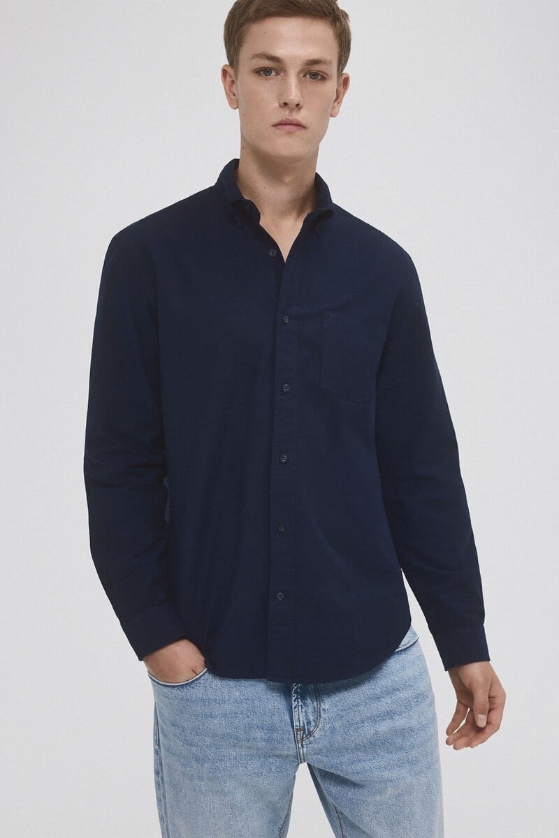 Cortefiel Camisa iconic oxford liso