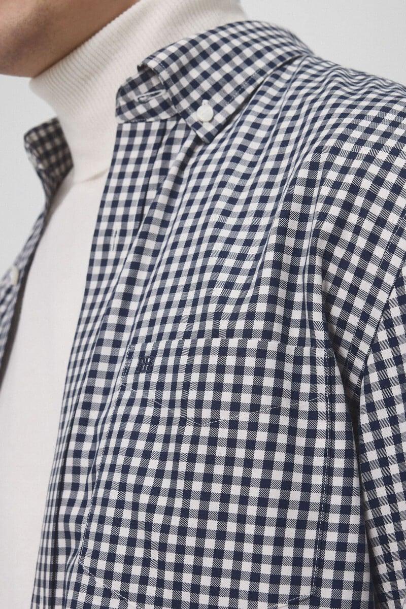 Cortefiel Camisa non iron cuadros twill Outlet online