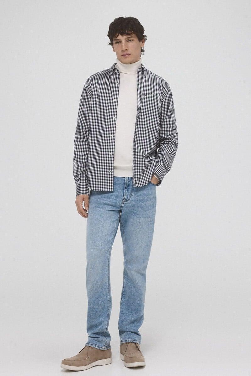 Cortefiel Camisa non iron cuadros twill Outlet online