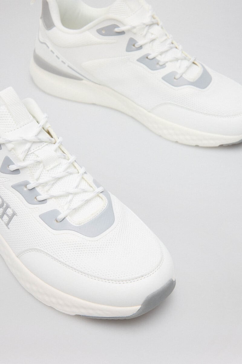 Cortefiel Zapatilla textil cordones Ventas relámpago