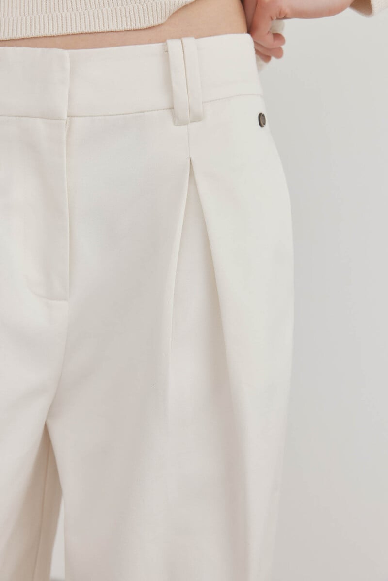 Cortefiel Pantalón culotte pinzas Oferta especial de fábrica
