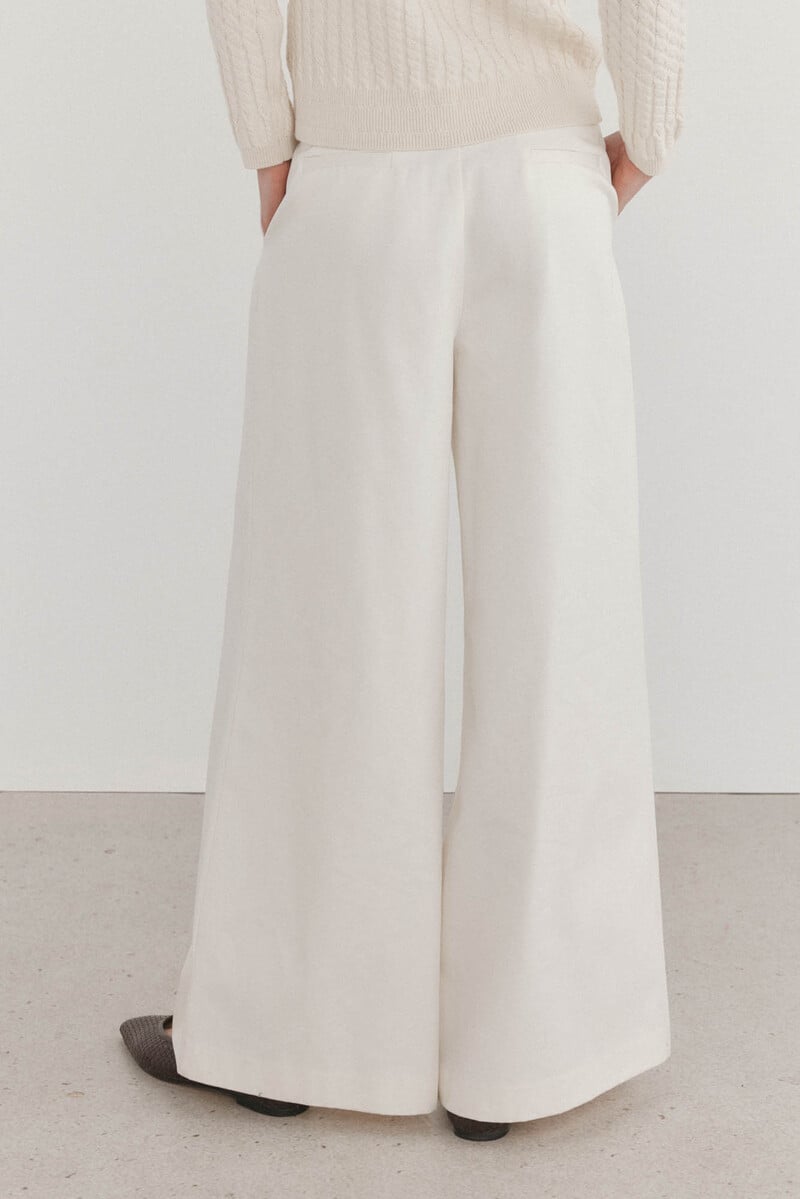 Cortefiel Pantalón culotte pinzas Oferta especial de fábrica