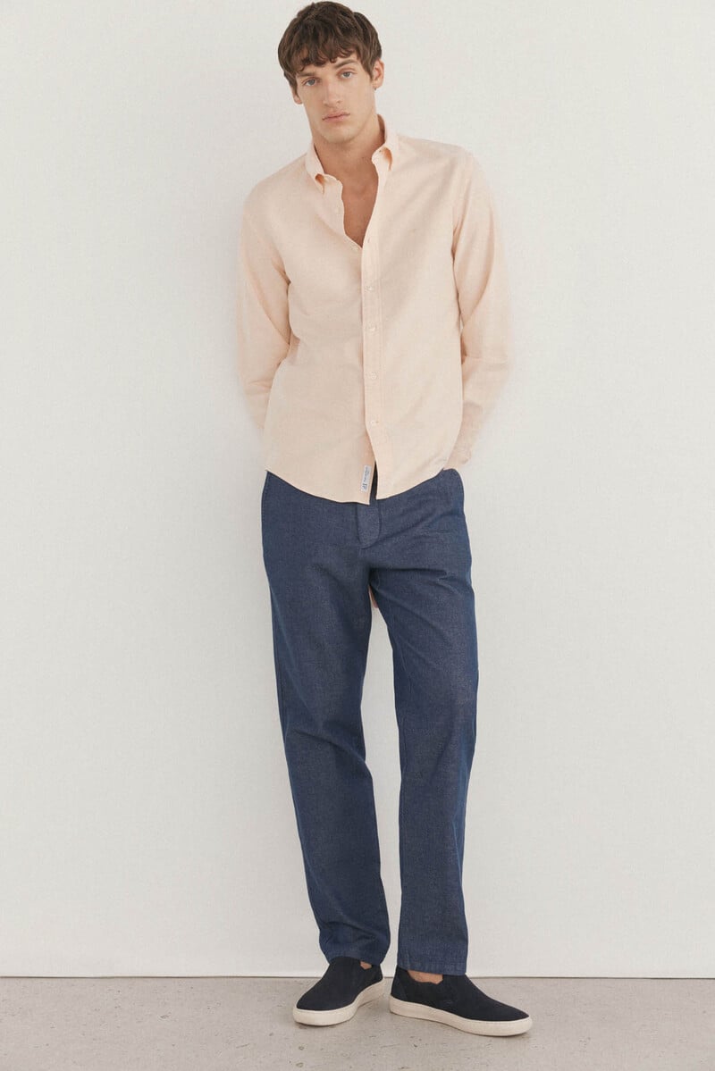 Cortefiel Camisa iconic oxford liso Promoción trimestral