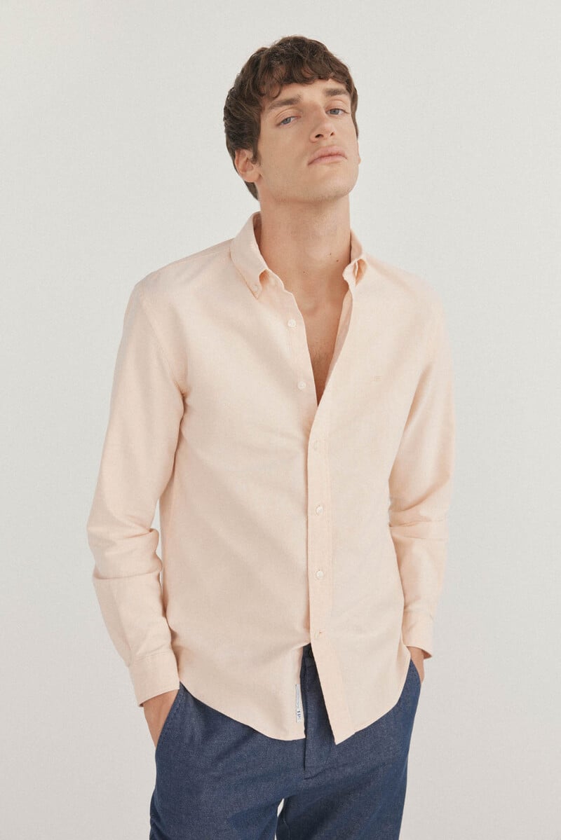 Cortefiel Camisa iconic oxford liso Promoción trimestral