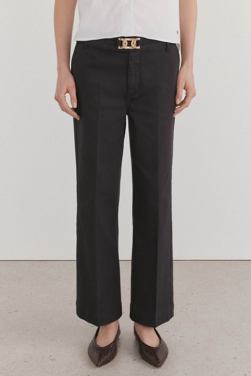 Cortefiel Jeans straight cropped Liquidación