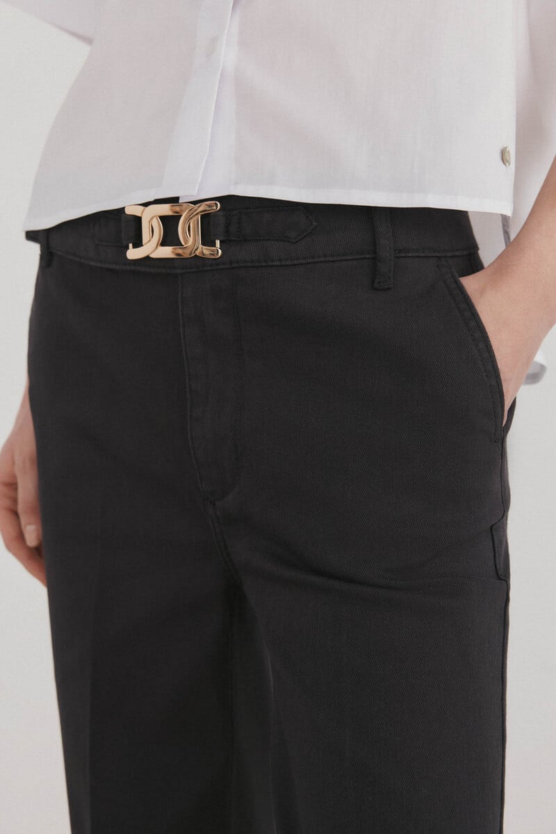 Cortefiel Jeans straight cropped Liquidación